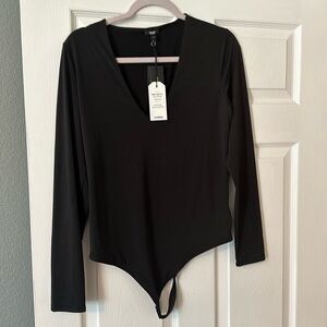 Express Body Suit. Black Size Large